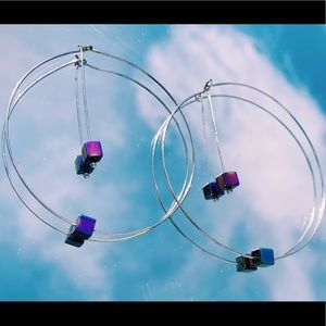 Handmade Hoop & Charm Earrings